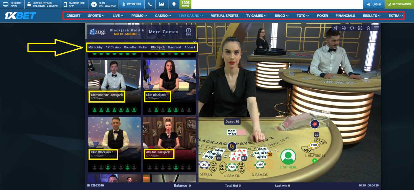 1xBet India: online casino games.